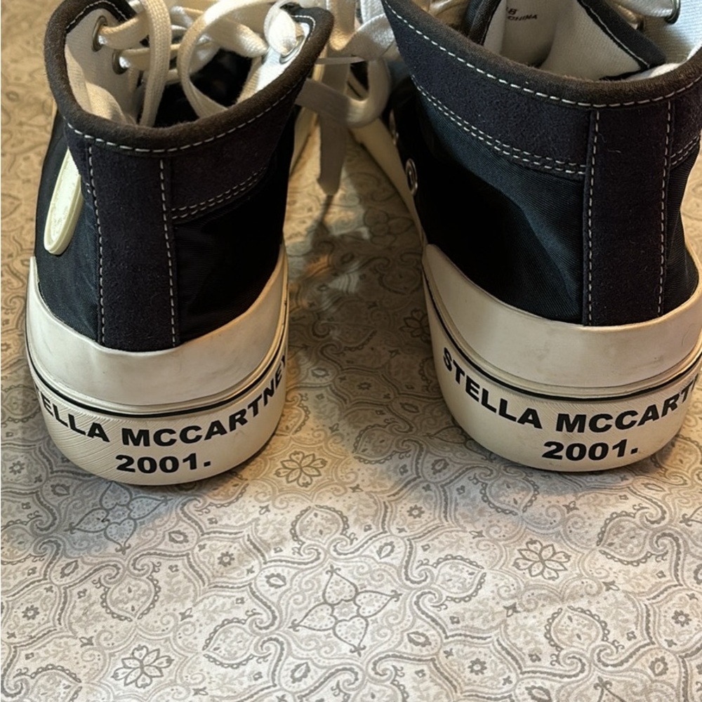 Stella McCartney Navy and Cream Sneakers